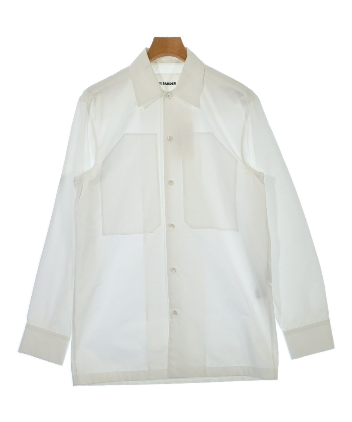 JIL SANDER（ジルサンダー）カジュアルシャツ 白 サイズ:38(S位