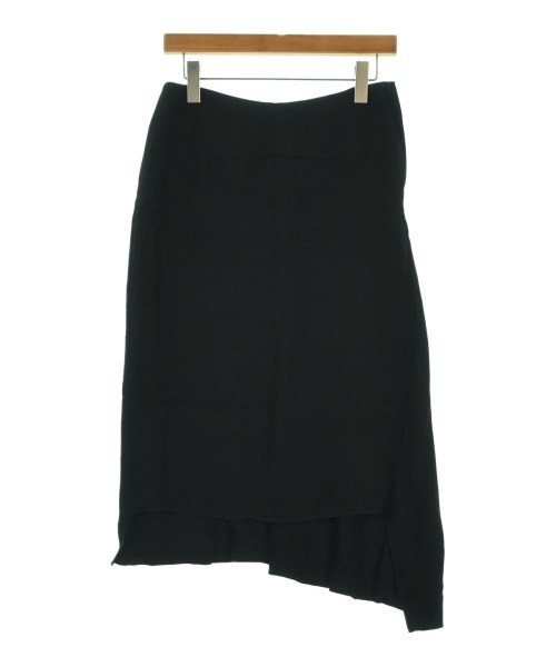 JIL SANDER(ジルサンダー)ひざ丈スカート 黒 サイズ:32(XXS位)/2200699599221