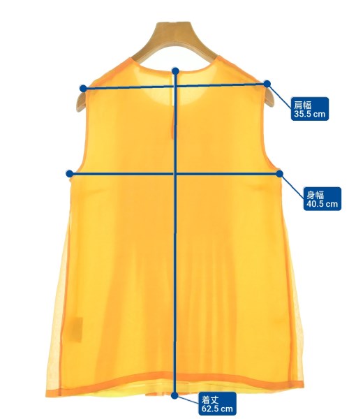 JIL SANDER（ジルサンダー）ブラウス オレンジ サイズ:36(XS位) レディース/2200694592302