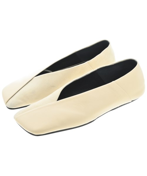 JIL SANDER(ジルサンダー)ドレスシューズ/ローファー 白 サイズ:EU35(21.5cm位)/2200696041075