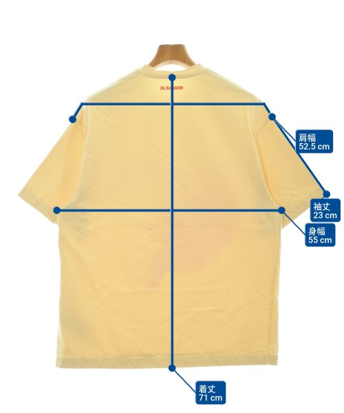 JIL SANDER（ジルサンダー）Tシャツ・カットソー 黄 サイズ:S メンズ/2200700096022