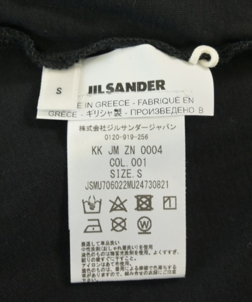 JIL SANDER（ジルサンダー）Tシャツ・カットソー 黒 サイズ:S メンズ/2200698164253