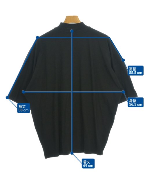 JIL SANDER（ジルサンダー）Tシャツ・カットソー 黒 サイズ:S メンズ/2200698164253