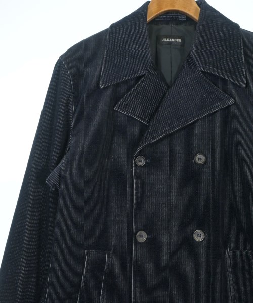 JIL SANDER（ジルサンダー）ピーコート 紺 サイズ:S メンズ/2200699890267