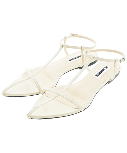 JIL SANDER(ジルサンダー)サンダル 白 サイズ:EU36(22.5cm位)/2200701186067