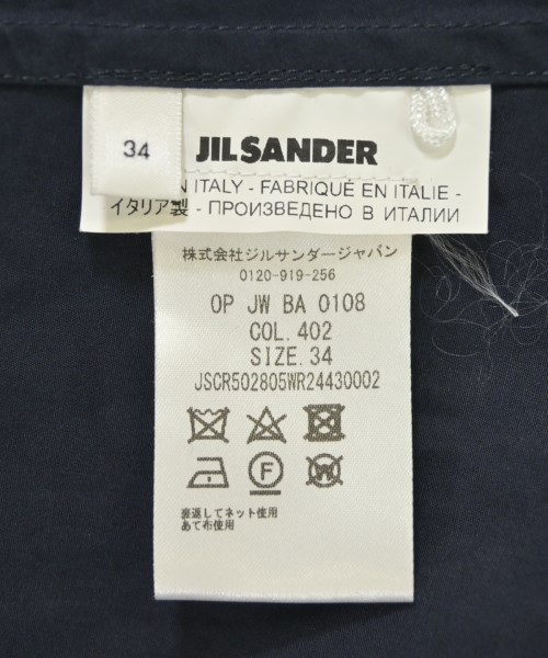 JIL SANDER（ジルサンダー）シャツワンピース 紺 サイズ:34(XXS位) レディース/2200701763527