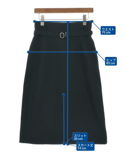 JIL SANDER（ジルサンダー）ロング・マキシ丈スカート 黒 サイズ:34(XXS位) レディース/2200647703014