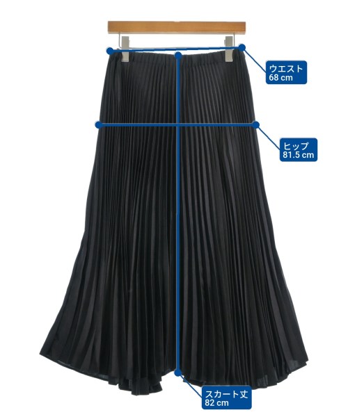 JIL SANDER（ジルサンダー）ロング・マキシ丈スカート 黒 サイズ:34(XXS位) レディース/2200647703021