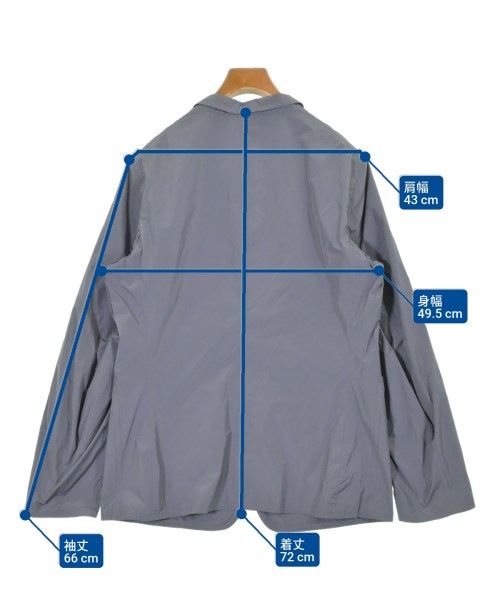 JIL SANDER（ジルサンダー）テーラードジャケット グレー サイズ:52(XXL位) メンズ/2200653504223