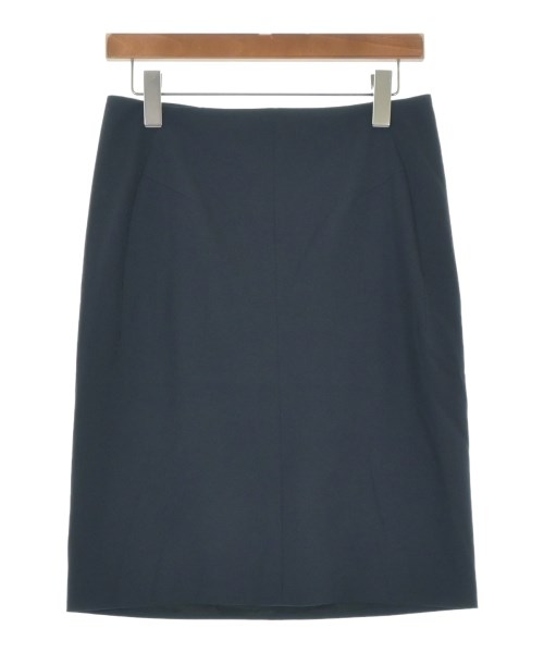 JIL SANDER(ジルサンダー)ひざ丈スカート 紺 サイズ:38(S位)/2200649309054