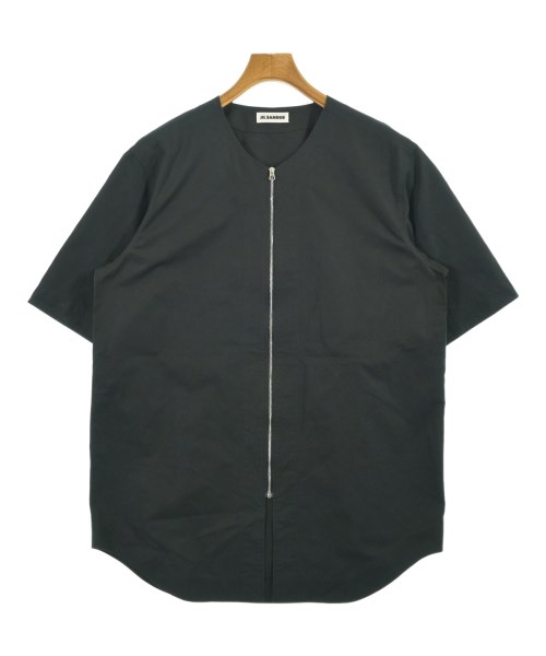 JIL SANDER(ジルサンダー)カジュアルシャツ 黒 サイズ:48(L位)/2200656735143