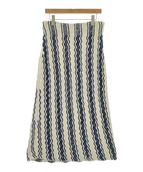 JIL SANDER(ジルサンダー)ひざ丈スカート 白 サイズ:40(M位)/2200657579159