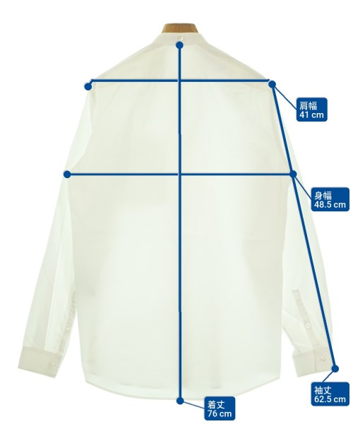 JIL SANDER（ジルサンダー）カジュアルシャツ 白 サイズ:38(S位) レディース/2200657669461
