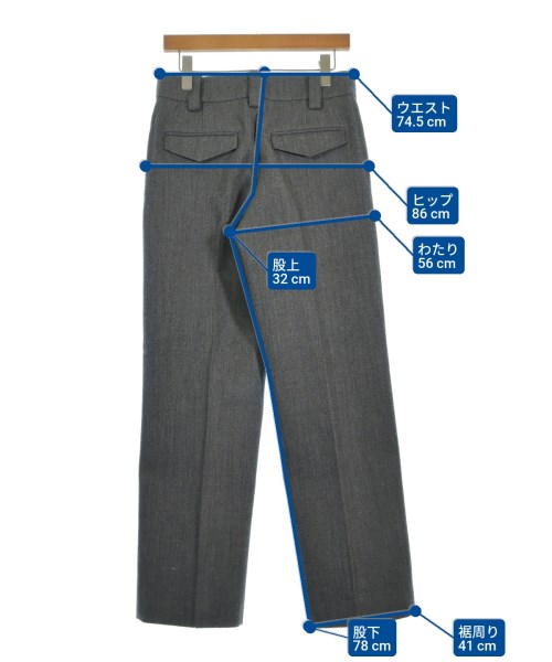 JIL SANDER（ジルサンダー）スラックス グレー サイズ:34(XXS位) レディース/2200658547058