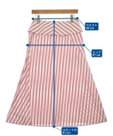JIL SANDER（ジルサンダー）ひざ丈スカート ピンク サイズ:34(XXS位) レディース/2200658547072