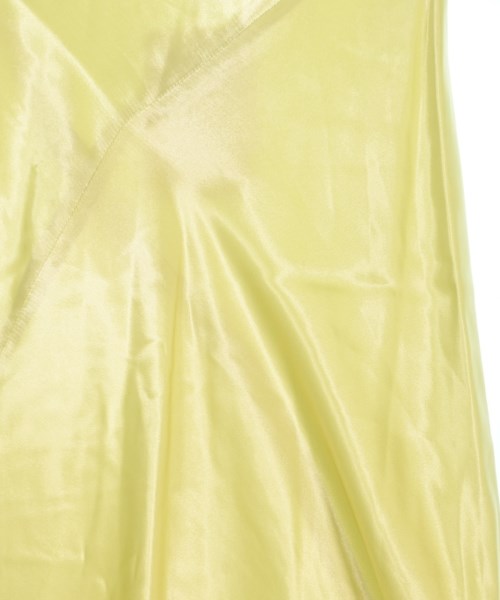 JIL SANDER（ジルサンダー）ひざ丈スカート 黄 サイズ:34(XXS位) レディース/2200658547195