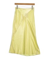JIL SANDER（ジルサンダー）ひざ丈スカート 黄 サイズ:34(XXS位) レディース/2200658547195