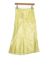JIL SANDER（ジルサンダー）ひざ丈スカート 黄 サイズ:34(XXS位) レディース/2200658547195