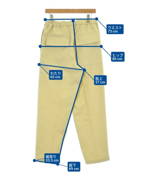 JIL SANDER（ジルサンダー）スラックス ベージュ サイズ:44(S位) メンズ/2200658408069