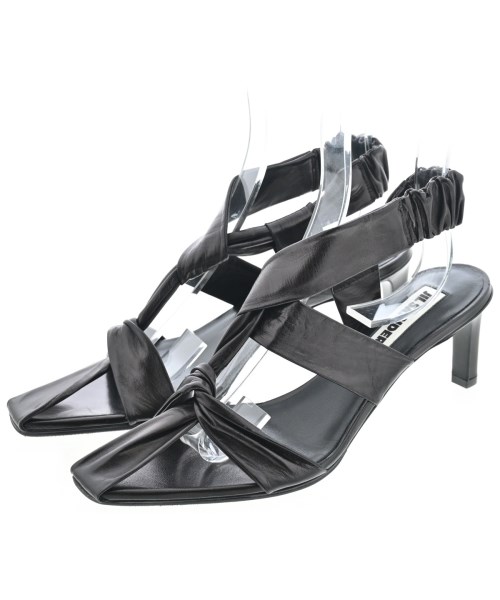 JIL SANDER(ジルサンダー)サンダル 黒 サイズ:EU36(22.5cm位)/2200655567967