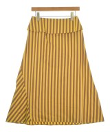 JIL SANDER（ジルサンダー）ひざ丈スカート 黄 サイズ:34(XXS位) レディース/2200659308016