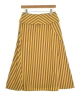 JIL SANDER（ジルサンダー）ひざ丈スカート 黄 サイズ:34(XXS位) レディース/2200659308016