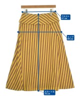 JIL SANDER（ジルサンダー）ひざ丈スカート 黄 サイズ:34(XXS位) レディース/2200659308016