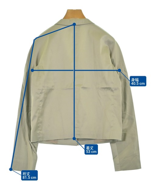 JIL SANDER（ジルサンダー）ジャケット ベージュ サイズ:32(XS位) レディース/2200659369031