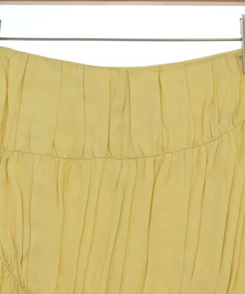 JIL SANDER（ジルサンダー）ひざ丈スカート 黄 サイズ:36(XS位) レディース/2200659829030