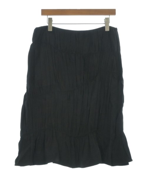 JIL SANDER（ジルサンダー）ひざ丈スカート 黒 サイズ:38(S位) レディース/2200659829047