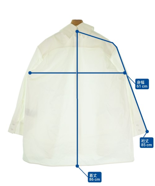 JIL SANDER（ジルサンダー）カジュアルシャツ 白 サイズ:38(S位) レディース/2200641963018