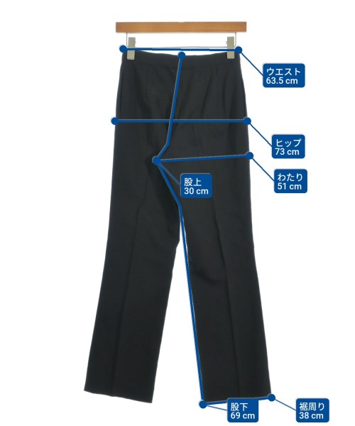 JIL SANDER（ジルサンダー）スラックス 黒 サイズ:34(XXS位) レディース/2200660966090
