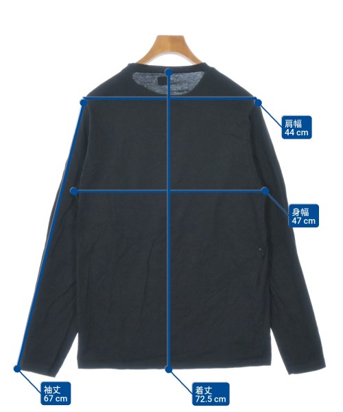 JIL SANDER（ジルサンダー）Tシャツ・カットソー 黒 サイズ:L メンズ/2200659768070