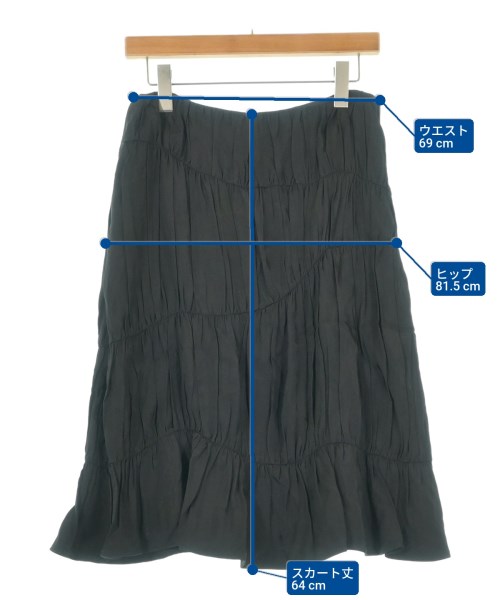 JIL SANDER（ジルサンダー）ロング・マキシ丈スカート 黒 サイズ:36(XS位) レディース/2200661110027