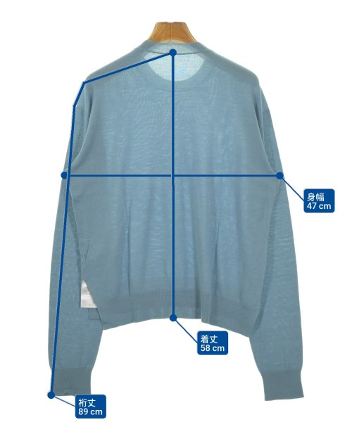 JIL SANDER（ジルサンダー）ニット・セーター 青 サイズ:36(XS位) レディース/2200657517205