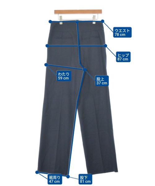 JIL SANDER（ジルサンダー）スラックス 紺 サイズ:36(XS位) レディース/2200662213031