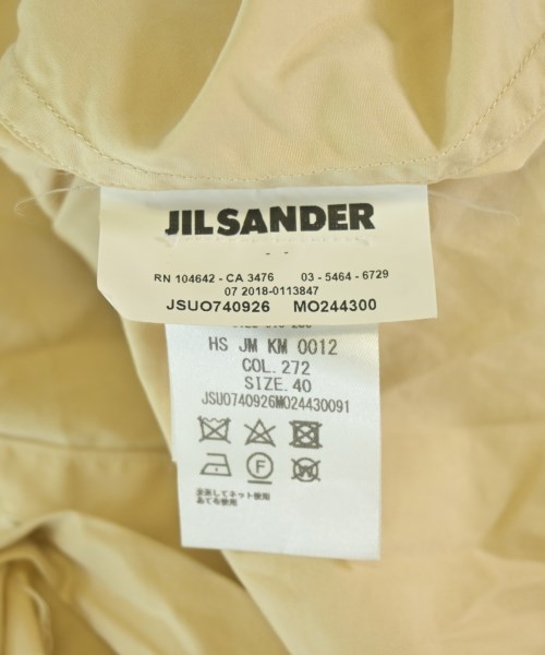 JIL SANDER（ジルサンダー）カジュアルシャツ ベージュ サイズ:40(L位) メンズ/2200711047037