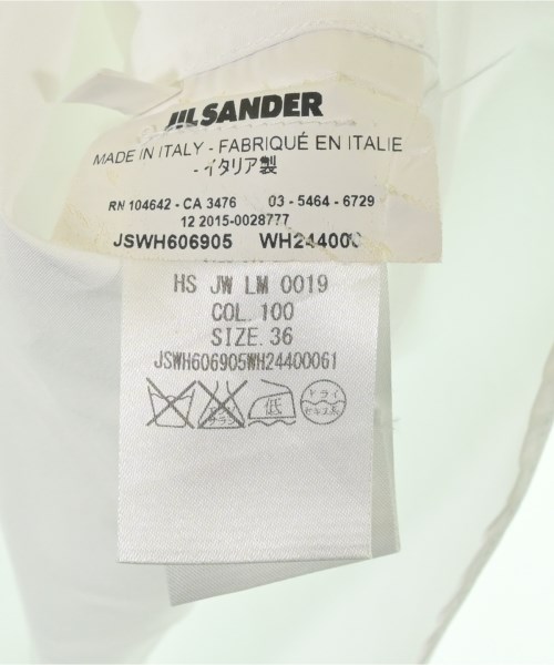 JIL SANDER（ジルサンダー）カジュアルシャツ 白 サイズ:36(XS位) レディース/2200711263017