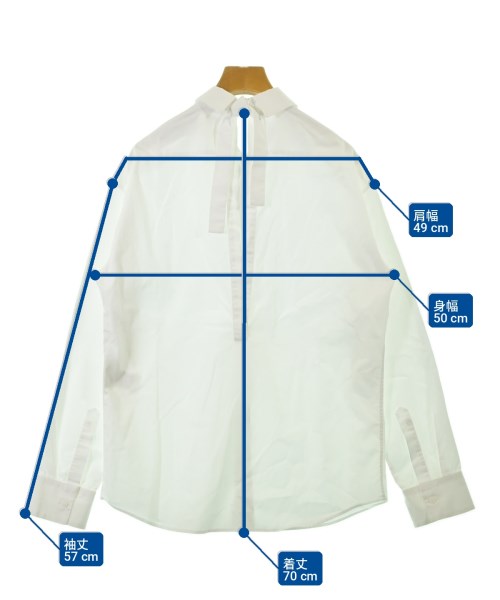JIL SANDER（ジルサンダー）カジュアルシャツ 白 サイズ:36(XS位) レディース/2200711263017