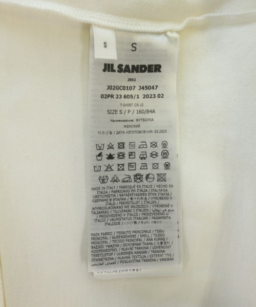 JIL SANDER（ジルサンダー）Tシャツ・カットソー 白 サイズ:S メンズ/2200712631013