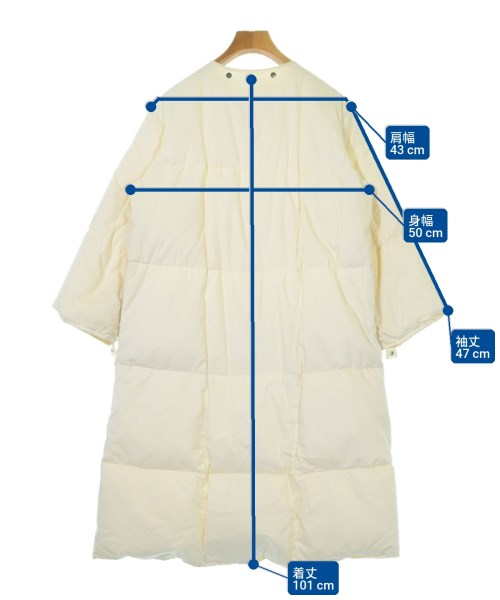 JIL SANDER（ジルサンダー）ダウンコート 白 サイズ:30(M位) レディース/2200713126075