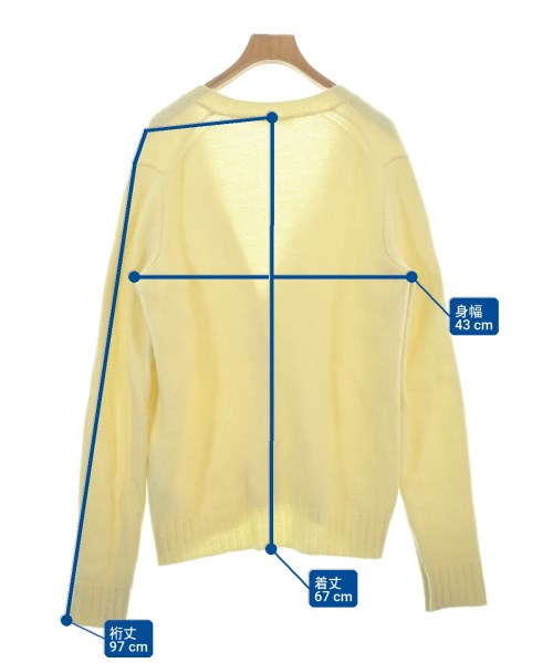 JIL SANDER（ジルサンダー）カーディガン 黄 サイズ:32(XXS位) レディース/2200713126082