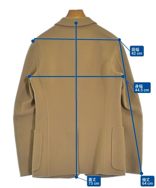 JIL SANDER（ジルサンダー）テーラードジャケット 茶 サイズ:44(S位) メンズ/2200713693027