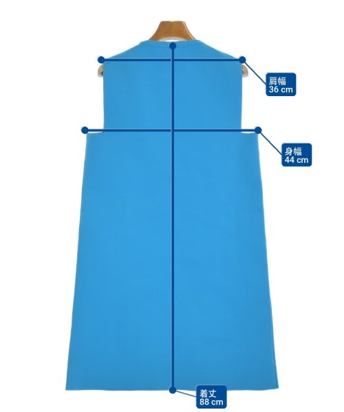 JIL SANDER（ジルサンダー）ワンピース 青 サイズ:34(XXS位) レディース/2200713883534