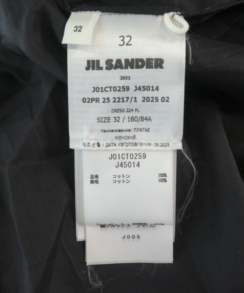 JIL SANDER（ジルサンダー）ワンピース 黒 サイズ:32(XS位) レディース/2200713883565