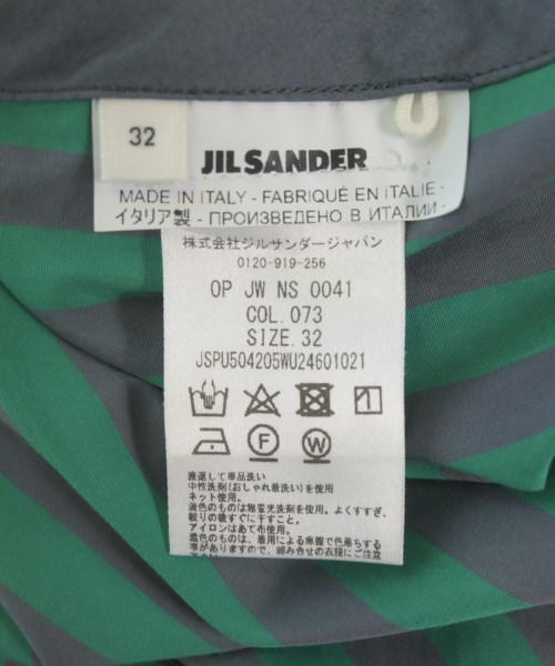 JIL SANDER（ジルサンダー）シャツワンピース 緑 サイズ:32(XS位) レディース/2200713883633