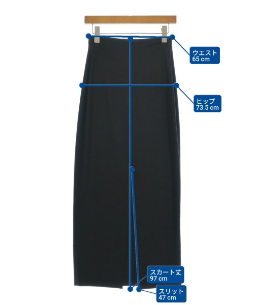 JIL SANDER（ジルサンダー）ロング・マキシ丈スカート 黒 サイズ:36(XS位) レディース/2200713975017