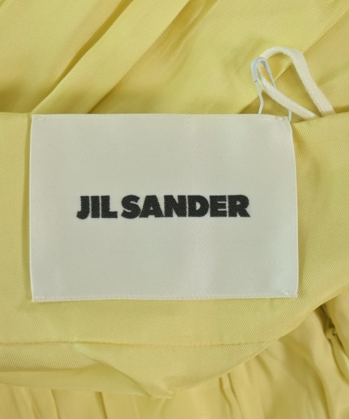 JIL SANDER（ジルサンダー）ひざ丈スカート 黄 サイズ:32(XS位) レディース/2200714105017
