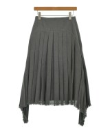 JIL SANDER（ジルサンダー）ひざ丈スカート 茶 サイズ:32(XXS位) レディース/2200714419022