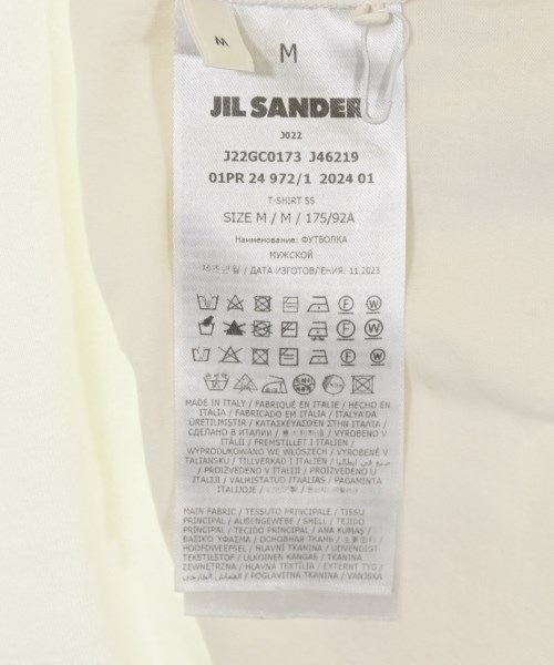JIL SANDER（ジルサンダー）Tシャツ・カットソー 白 サイズ:M メンズ/2200714849102